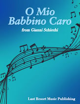 O Mio Babbino Caro Flute or Oboe or Violin or Violin & Flute EPRINT ONLY cover